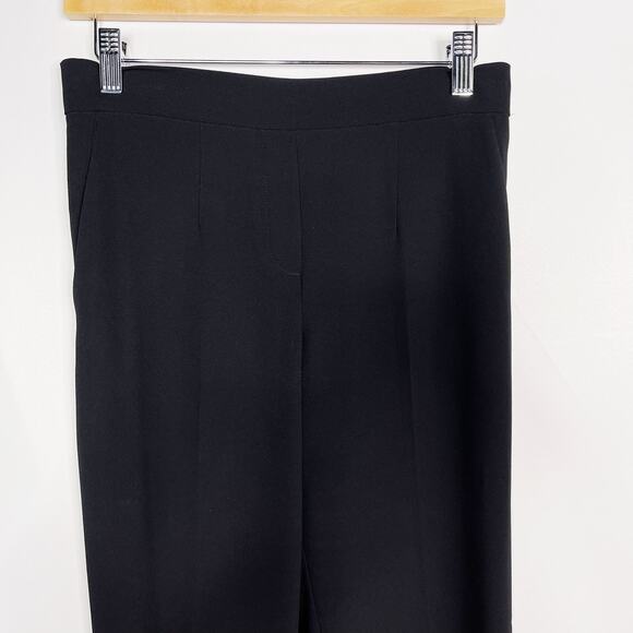 Aritzia Babaton 4 Black Atelier Cohen Pants Cropped Pull On Dress Pant Pockets - Picture 3 of 12
